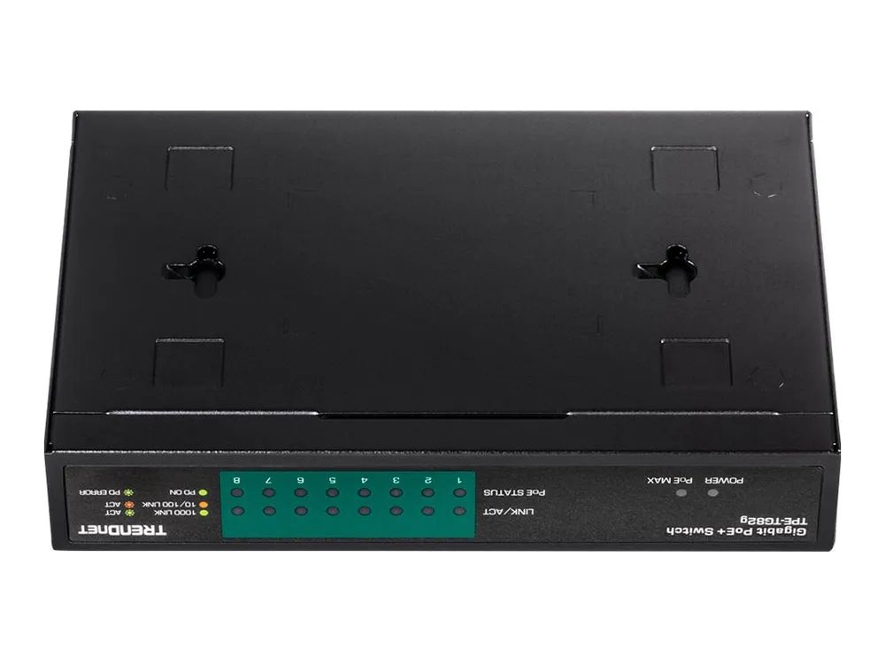 TRENDnet TPE TG82G - Switch - 8 x 10/100/1000 (PoE+)