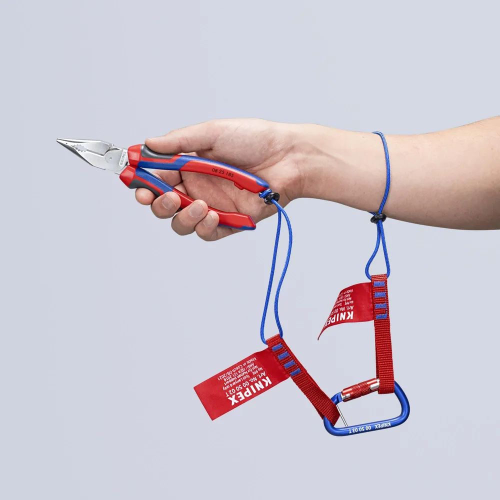 KNIPEX Spitz-Kombizange mit Comfort-Griffen verchromt 192 mm