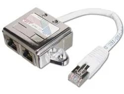 DIGITUS Patchkabel-Adapter, CAT 5e, geschirmt - 1:1