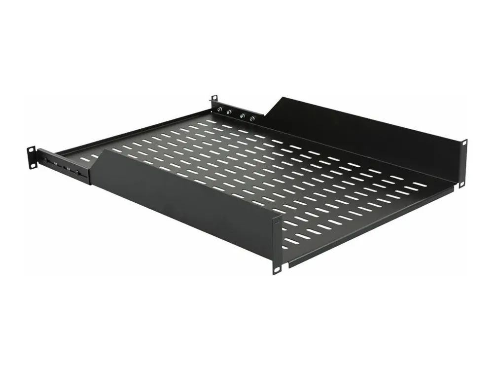 Lanview by Logon - Rack - Regal - front,1U rear connected, d=650 mm - Schwarz, RAL 9005 - 2U - 48.3 cm (19")