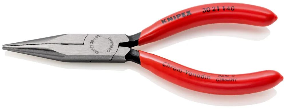 KNIPEX Langbeckzange mit Kunststoff überzogen schwarz atramentiert 140 mm