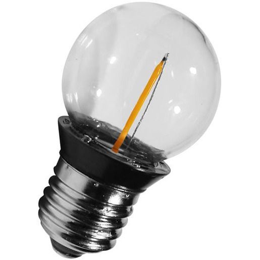 MK LED 0,9W KLARE KAPPE E27 WW / 013-125 GOLF BALL 013-125