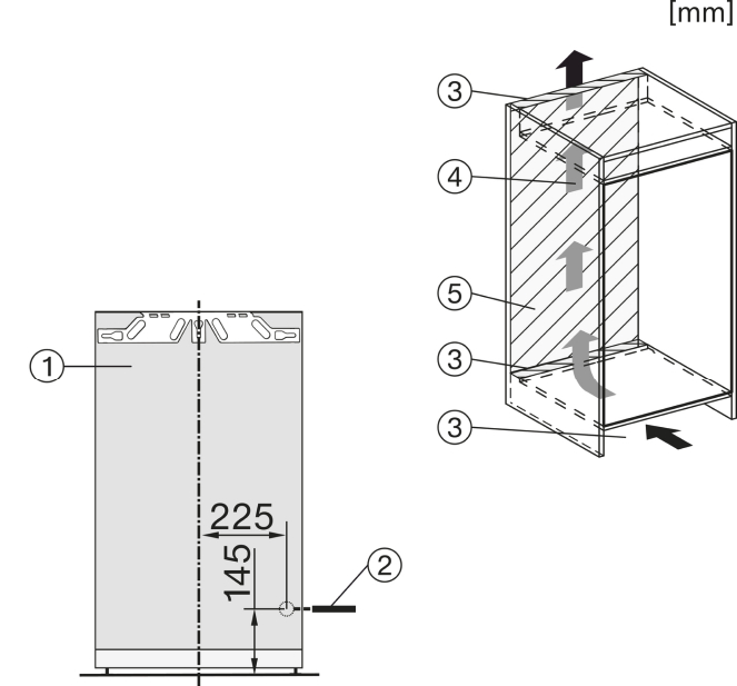 Miele K 7234 E Einbau-Kühlschrank