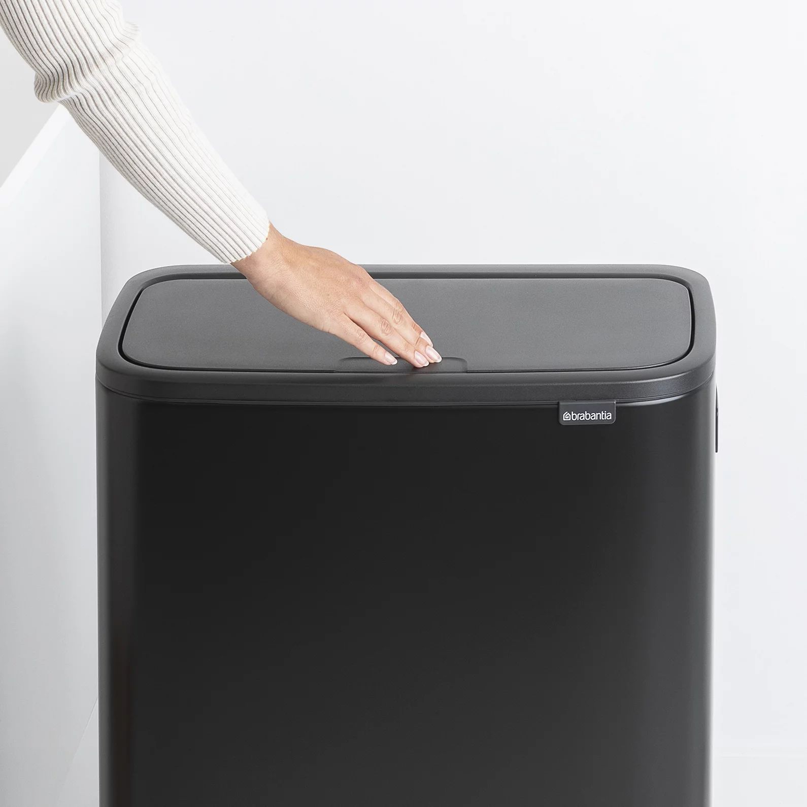 Brabantia Bo Touch Bin Hi 2 x 30L mit 2 Kunststoffeinsätzen