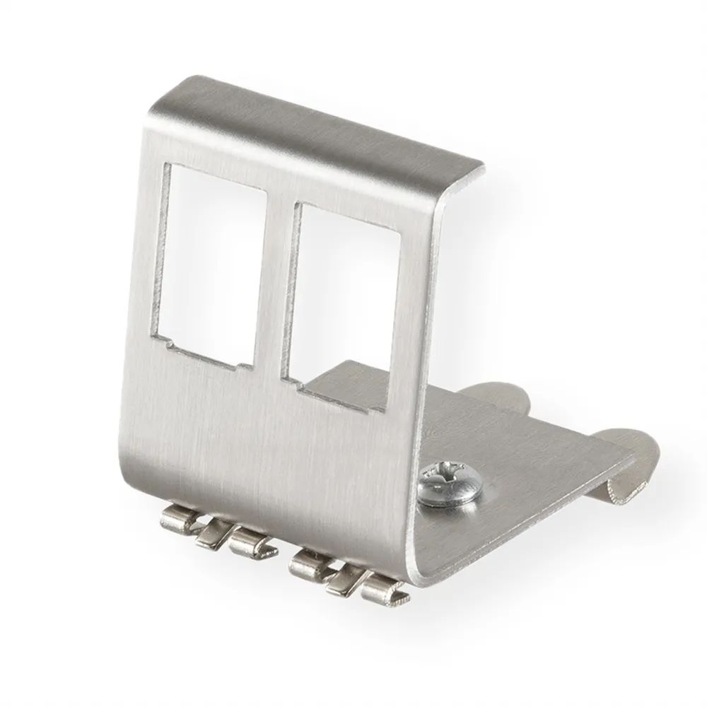 VALUE Hutschienen-Adapter unbestückt, für 2 Keystones