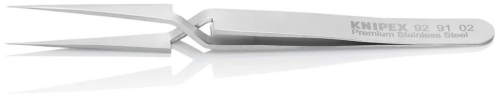 KNIPEX Präzisionskreuzpinzette Glatt 120 mm