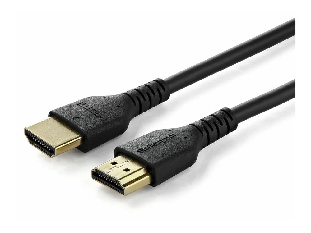 StarTech.com 1,5m Premium HDMI Kabel mit Ethernet, High Speed 4K Kabel - Premium Highspeed - HDMI-Kabel mit Ethernet - HDMI männlich zu HDMI männlich - 1.5 m - abgeschirmt - Schwarz - passiv, unterstützt 4K 60 Hz (4096 x 2160)