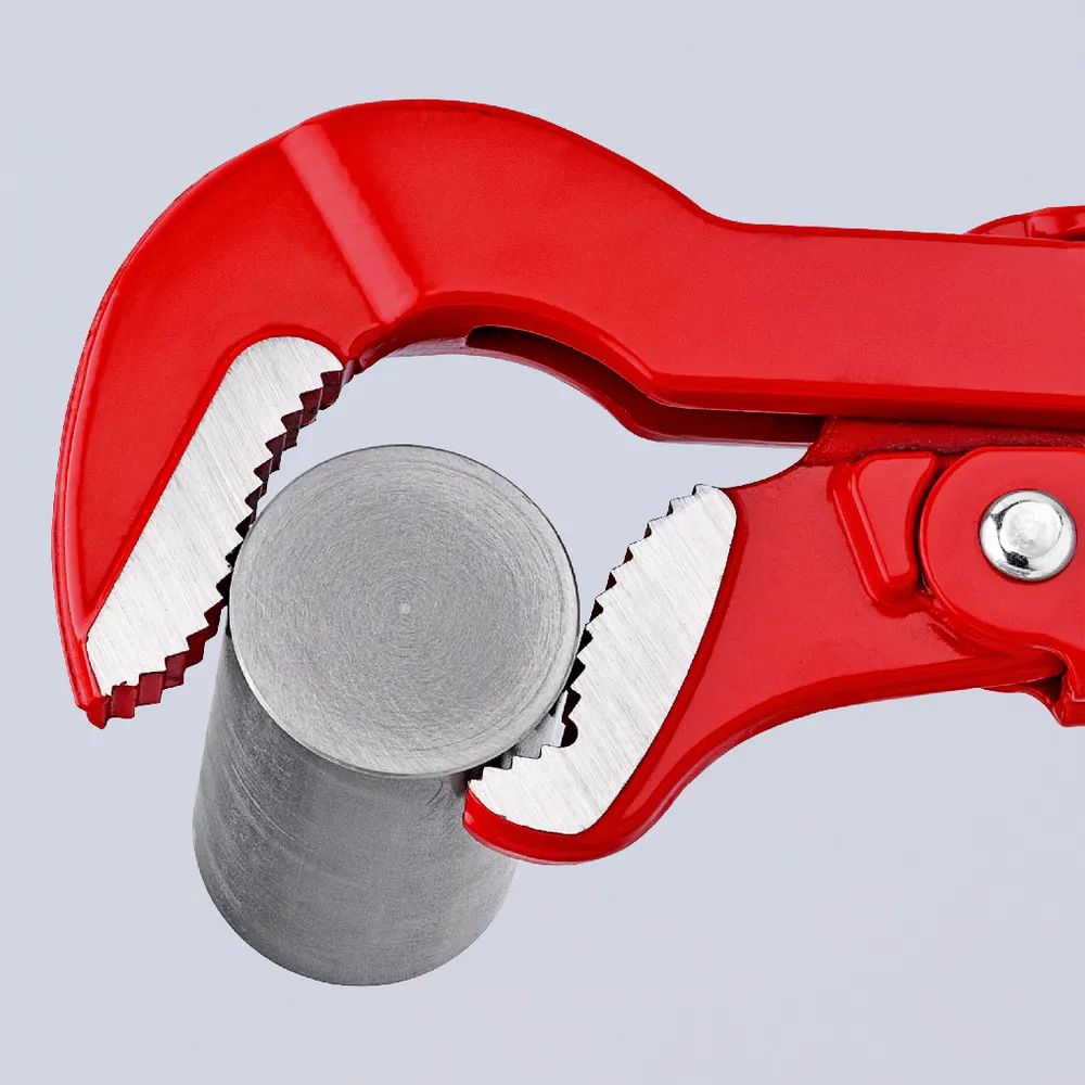 KNIPEX Rohrzange S-Maul rot pulverbeschichtet 420 mm
