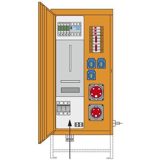PCE BAUSTROMVERTEILER 35A KÄRNTEN / 690000004 M-AVEV 690000004