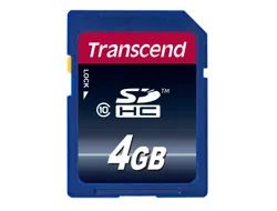 Transcend Flash-Speicherkarte - 4 GB - Class 10