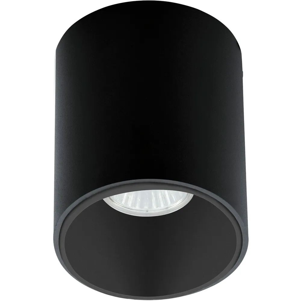 EGLO Deckenleuchte Polasso rund GU10, schwarz