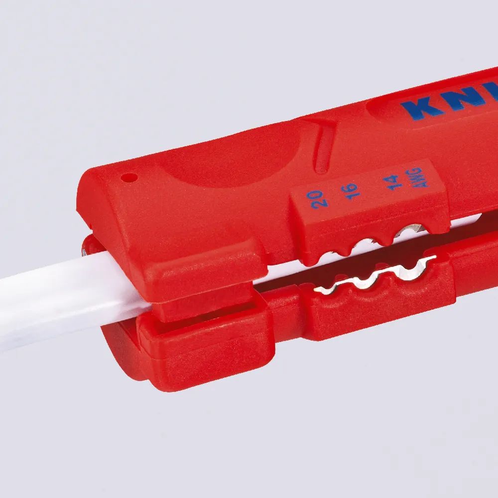 KNIPEX Abmantelungswerkzeug für Flach- und Rundkabel 125 mm