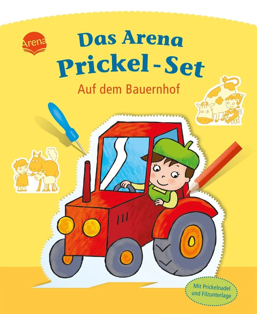 Arena Verlag GmbH Das Arena Prickel-Set – Bauernhof