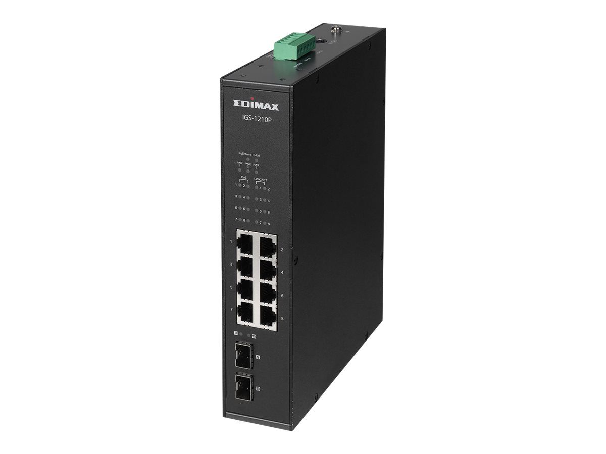 Edimax IGS-1210P - Switch - 8 x 10/100/1000 (PoE+)