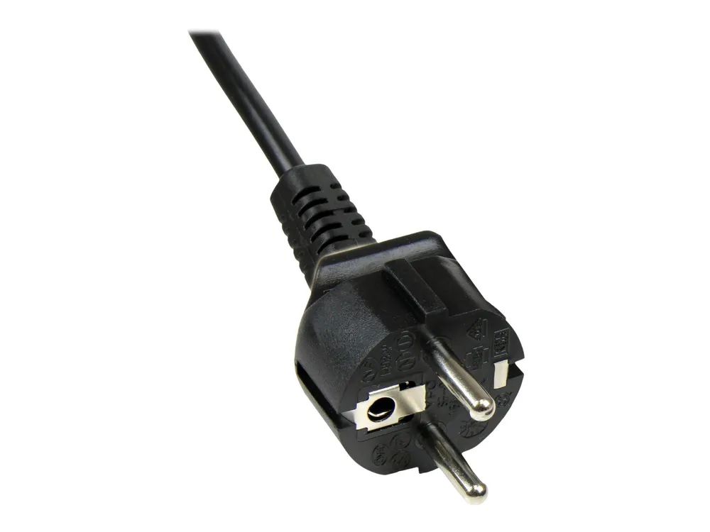 StarTech.com 1 m Laptop Ladekabel, EU Schuko auf C5, 2,5A 250V, 18AWG, Notebook / Laptop Ersatzstromkabel, Laptop Netzteil Stromkabel, Kleeblatt/Mickey Mouse Netzkabel (PXTNB3SEU1M)