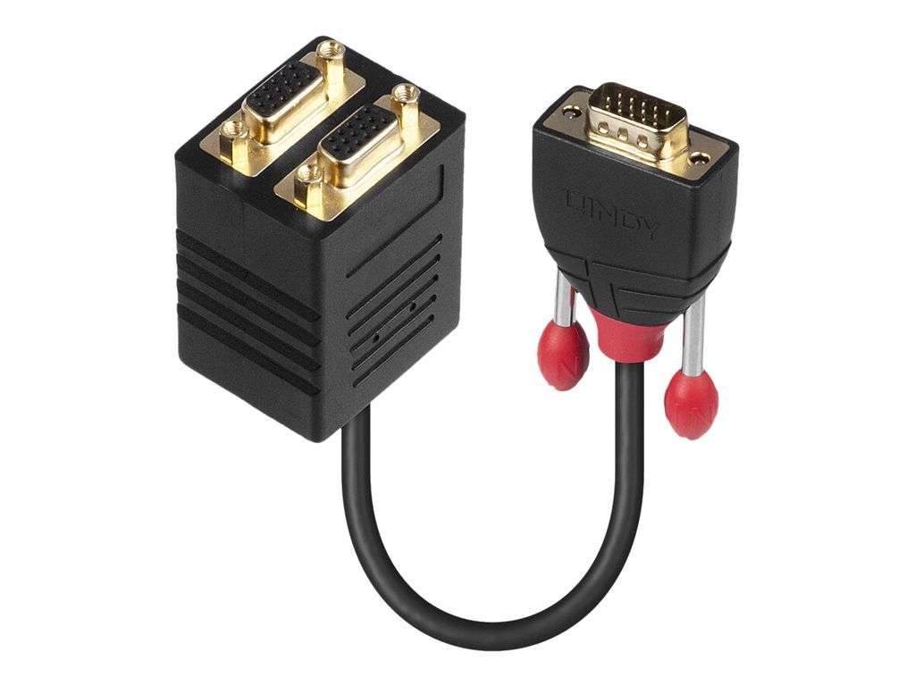 Lindy VGA-Splitter - HD-15 (VGA) (M) zu HD-15 (VGA)