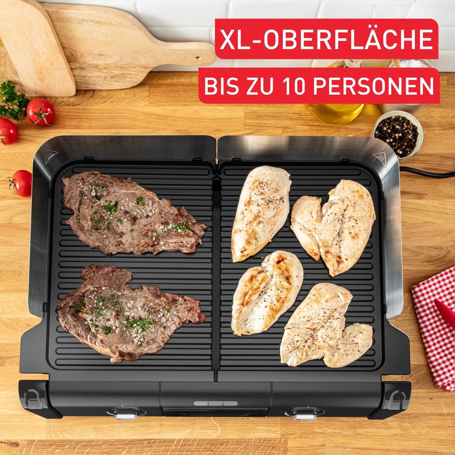 Tefal TG800N Indoor- und Outdoor-Grill Family 