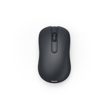 Hama Funkmaus "WM-100", kabellos, optisch, 3 Tasten, ohne Klickgeräusch, Schwarz