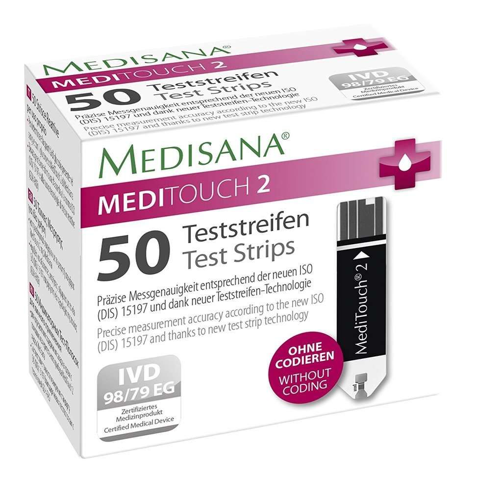 Medisana Blutzuckerteststreifen MediTouch 2