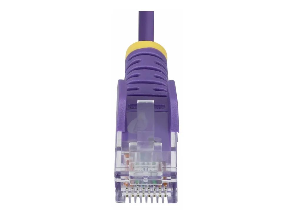 StarTech.com 15m Purple Slim CAT6 Ethernet Cable, Snagless, 28AWG, LSZH - Patch-Kabel - RJ-45 (M)