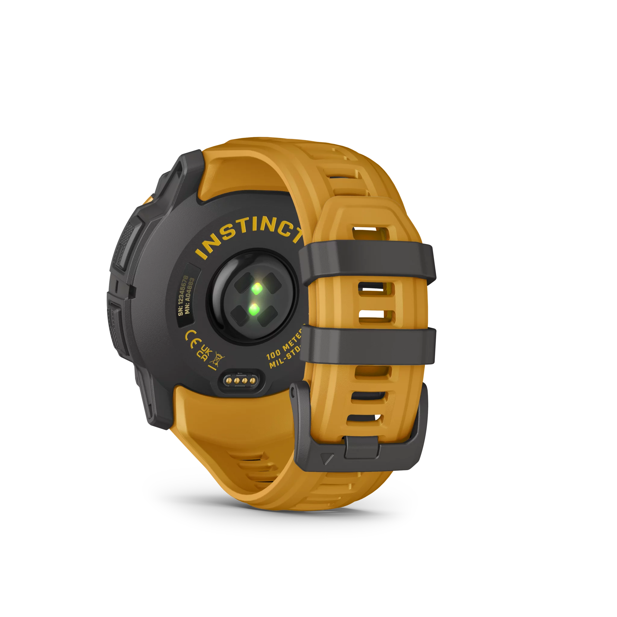 Garmin Instinct 3 Solar, 50mm Grau/Sunburst mit Silikon-Wechselarmband, 26mm