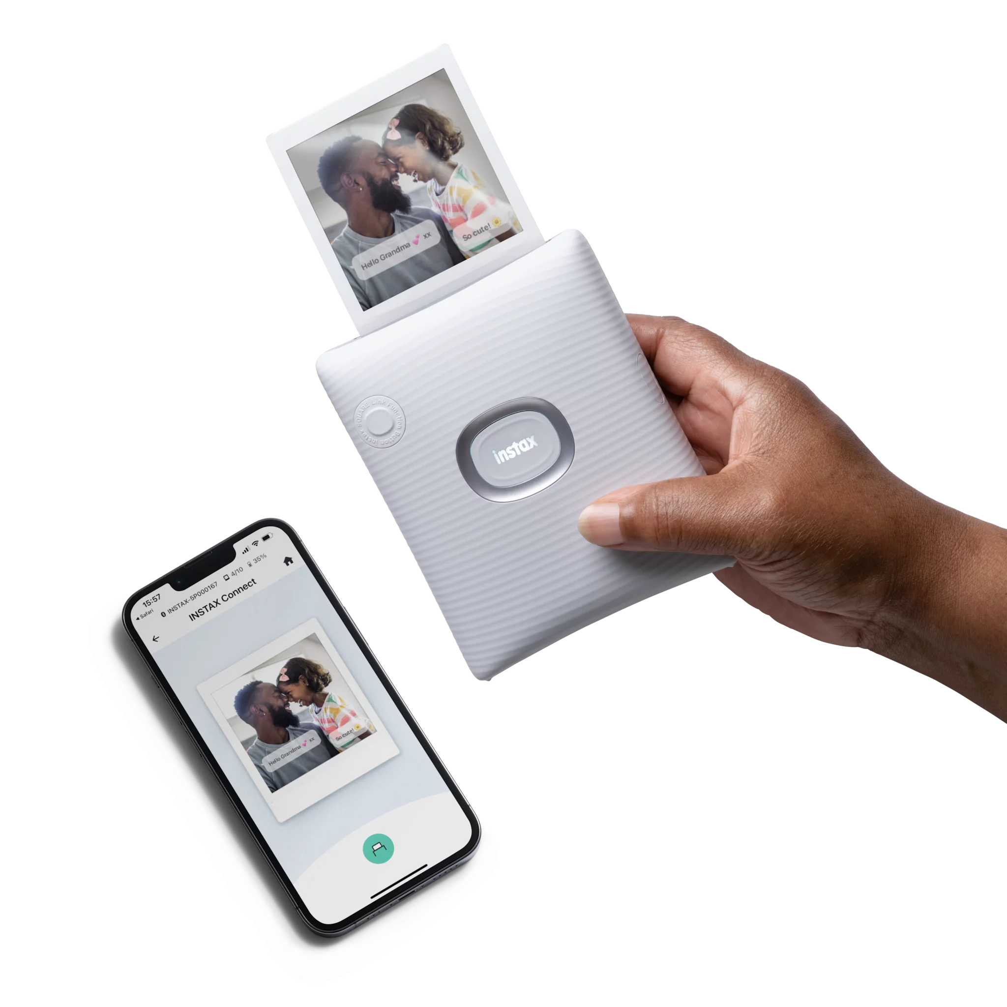 INSTAX SQ LINK WHITE EX D