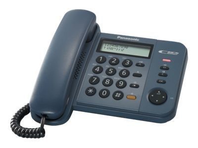 Panasonic KX-TS580GC - Telefon mit Schnur mit Rufnummernanzeige/Anklopffunktion Open-Box 