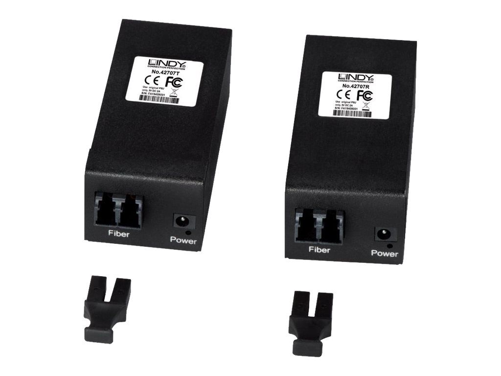 Lindy USB 3.1 Gen1 Fibre Optic Extender (Transmitter and Receiver units)
