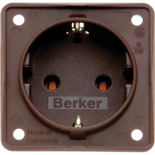 Berker SCHUKO-STECKDOSE BRAUN / BERKER 0947782501 B.MOBIL 947782501