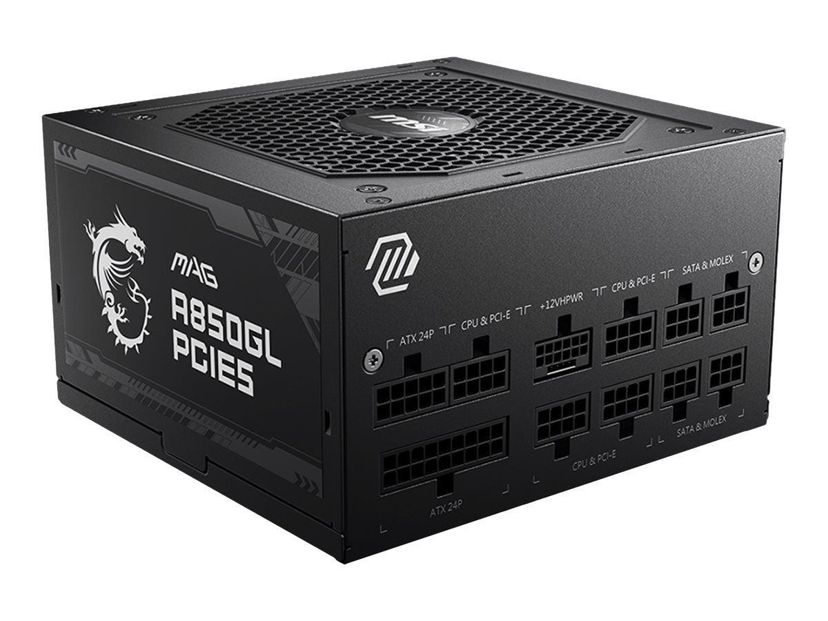 MSI MAG A850GL PCIE5 - Netzteil (intern) - ATX12V 3.0/ EPS12V