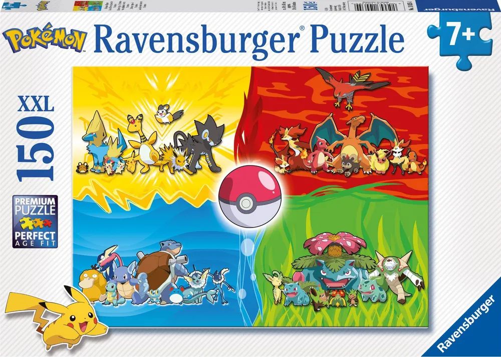Ravensburger Verlag GmbH Pz. Pokémon Typen 150 T. XXL