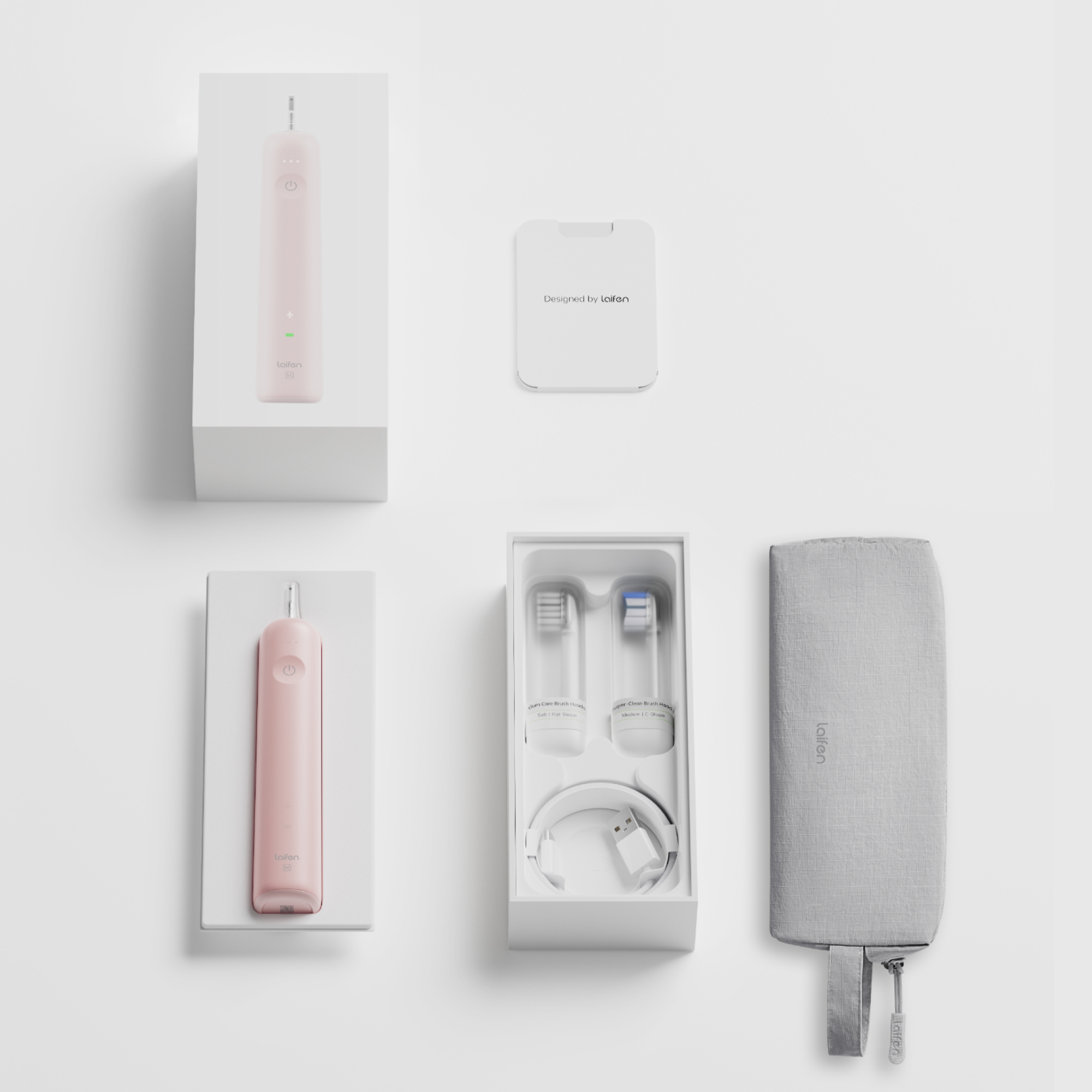 Laifen Wave Special Edition Electric Toothbrush - Matte Pink