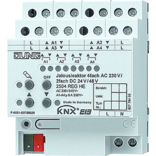 Jung JALOUSIEAKTOR 4-FACH / JUNG 2504 REG HE EIB 2504REGHE