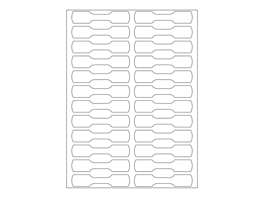 HERMA Papier - selbstklebend - weiß - 10 x 49 mm 600 Etikett(en) (25 Bogen x 24)