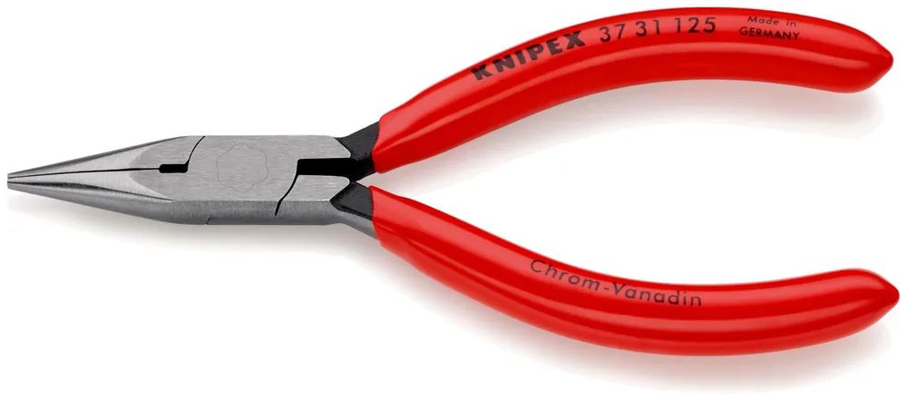 KNIPEX Greifzange für Feinmechanik mit Kunststoff überzogen schwarz atramentiert 125 mm