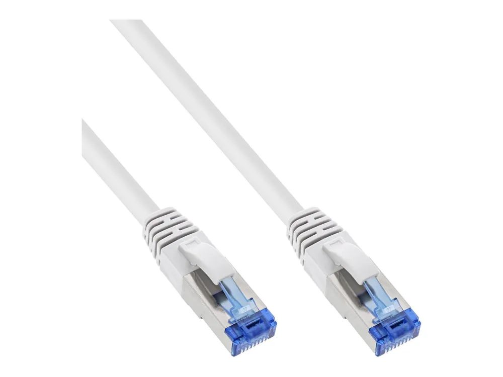 InLine 25er B-Pack Patchkabel - S/FTP (PiMf) - Cat.6A - LSZH - CU - weiß - 3m
