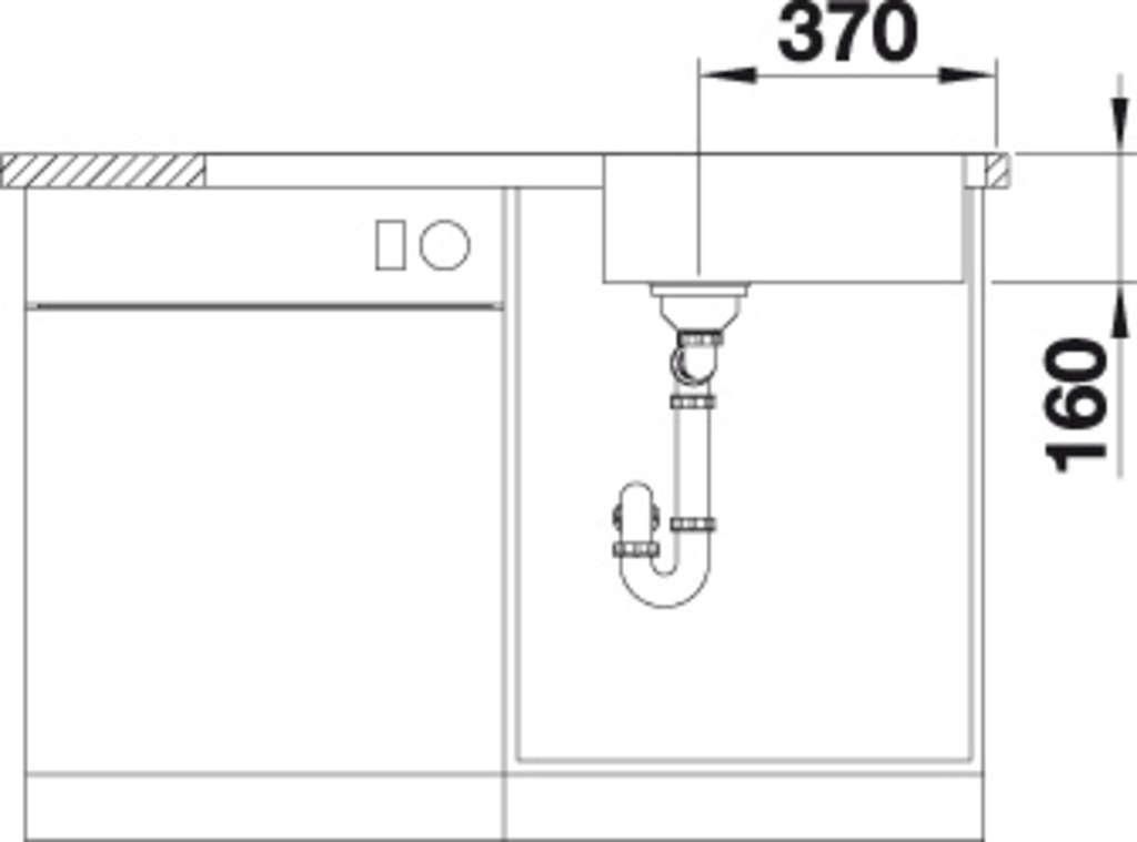Blanco Lantos XL 6 S-IF Edelstahl Bürstfinish, IF-