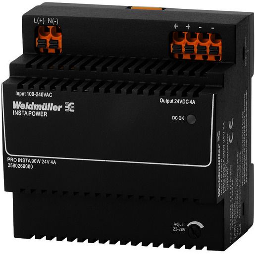 Weidmüller NETZGERÄT 24VDC 4A 96W 258026 / WEIDMÜ PRO INSTA 96W 24VDC 2580260000