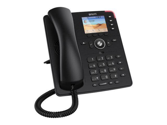 Snom D713 - IP-Telefon - Schwarz - Kabelgebundenes Mobilteil - TFT - Gigabit Ethernet