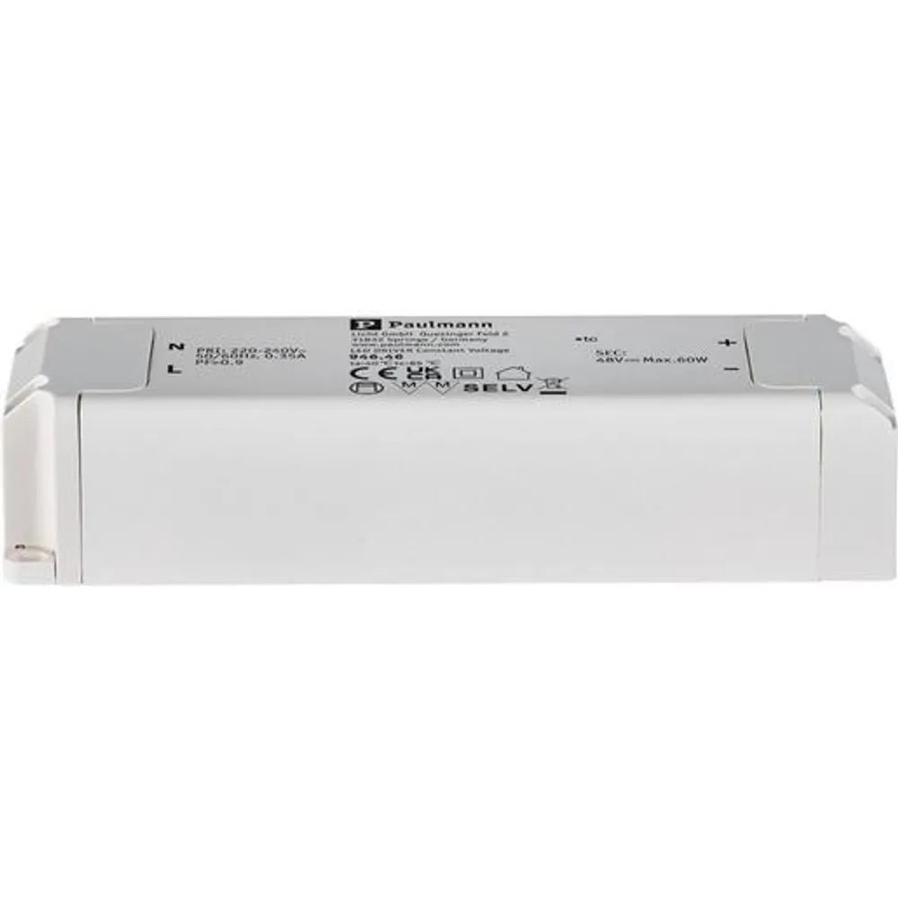 Paulmann LED POWER SUPPLY 60W 230V/48V / PAULMA ULINE WEIß 94646