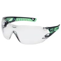 UVEX Arbeitsschutz pheos nxt 9128295 Schutzbrille inkl. UV-Schutz Grau Grün EN 166 2001
