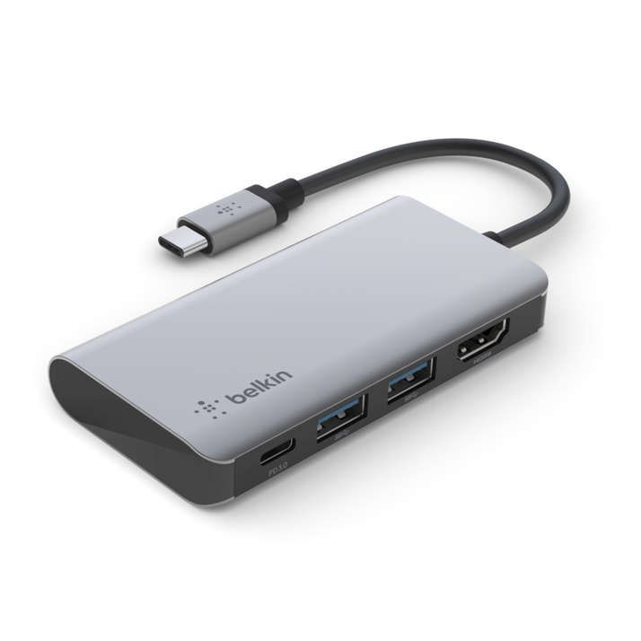 Belkin CONNECT 4-in-1 - Multiport-Hupadapter