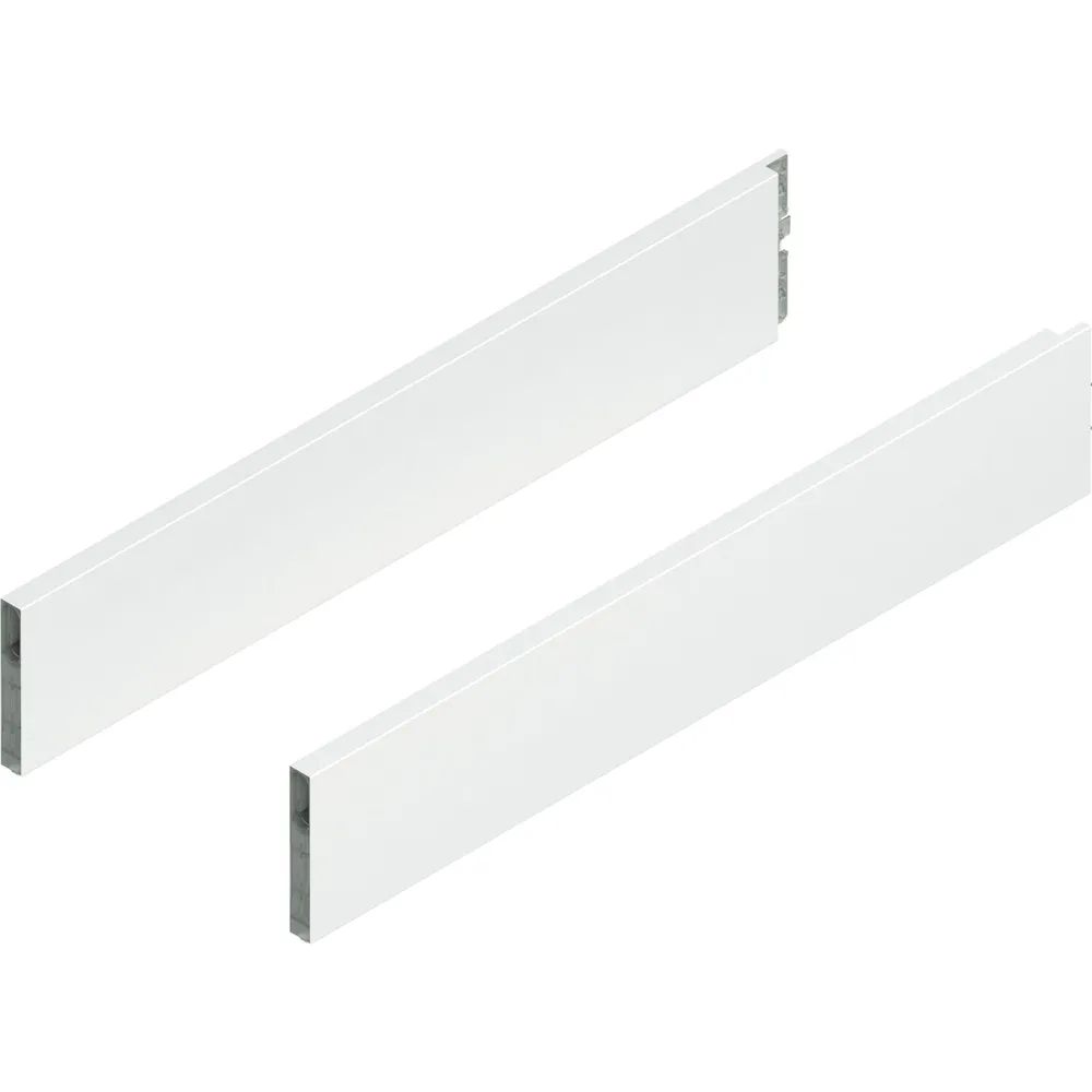 BLUM MERIVOBOX Boxcap Höhe E, NL 550, Seidenweiß-matt