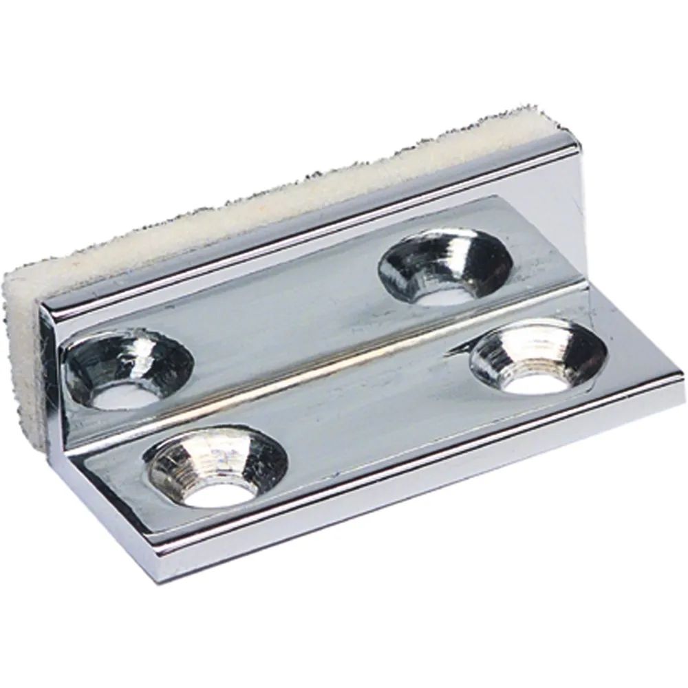 FONSEGRIVE Anschlagpuffer für Glastüren, 30x10x12mm, Messing verchromt poliert