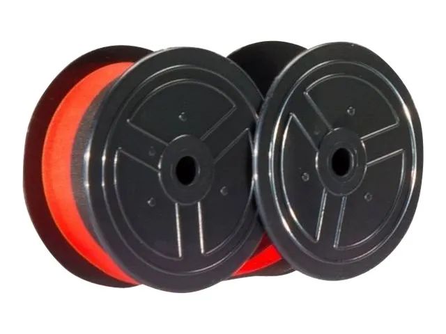 KMP Schwarz / Rot - 13 mm x 6 m - Farbband