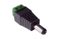 WANTEC 5830 - Gerade - Männlich - Schwarz - Grün - 2,5 mm - 5,5 mm - 1 Stück(e)