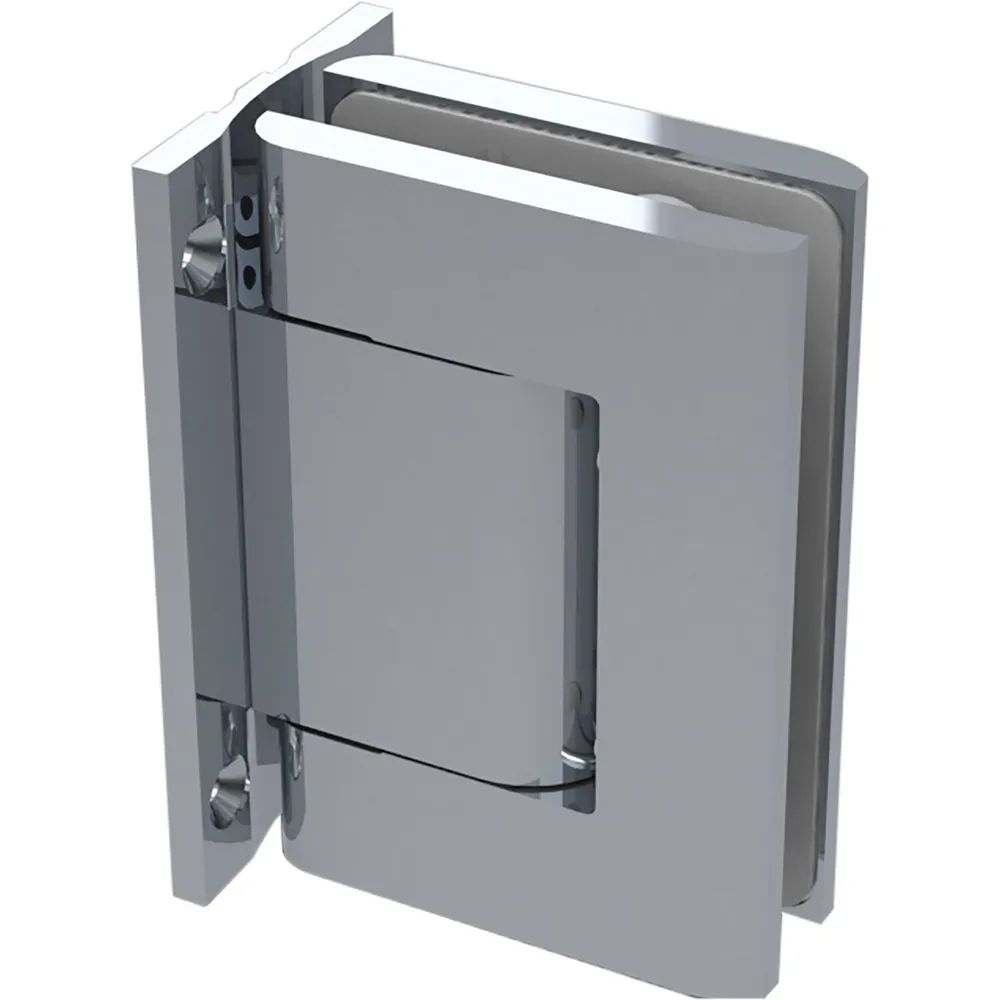 Colcom Duschtürband/Hydraulikband 8010BTJC 90° Glas-Wand, Aluminium silberfärbig