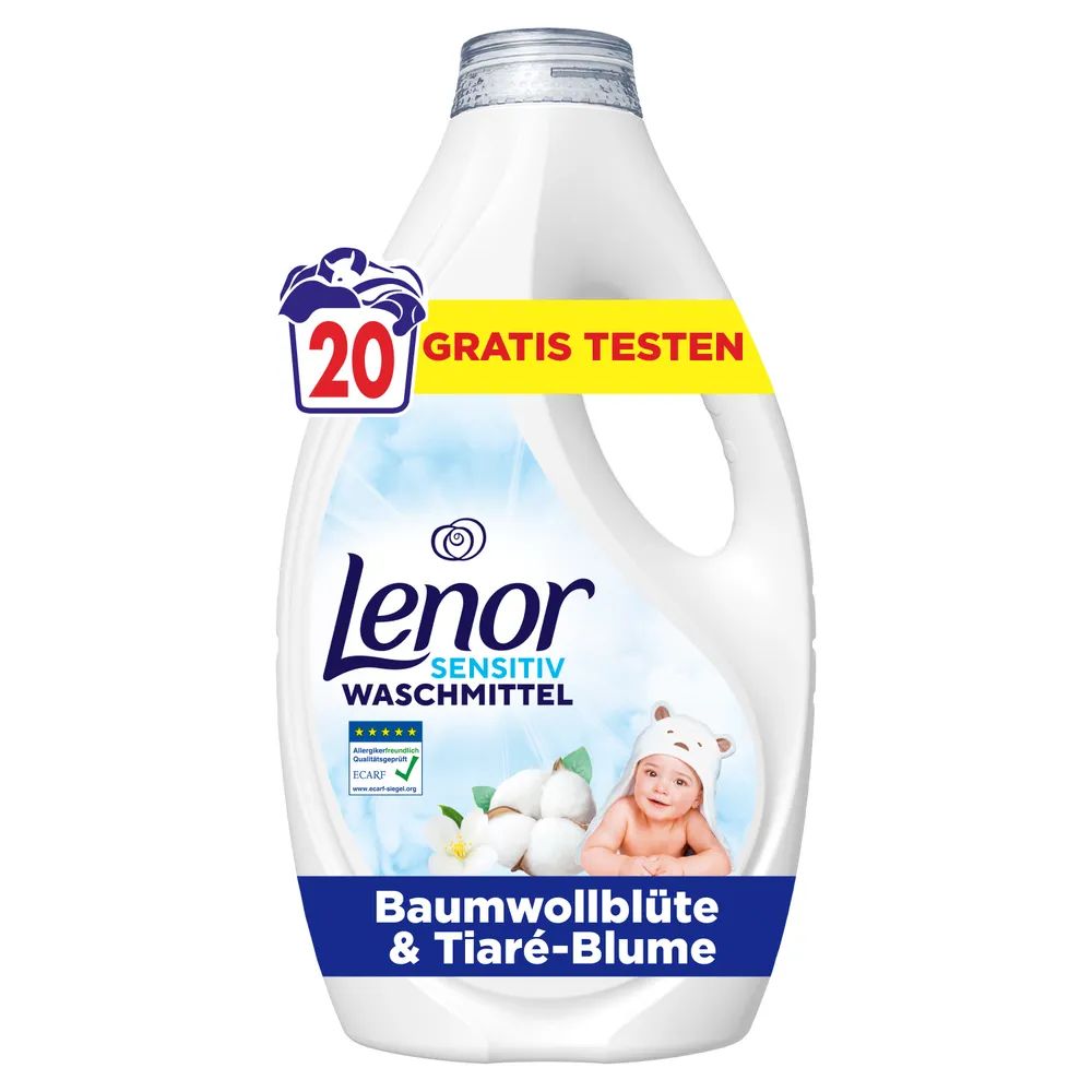Lenor WM Flüssig Sensitiv 0.90L 