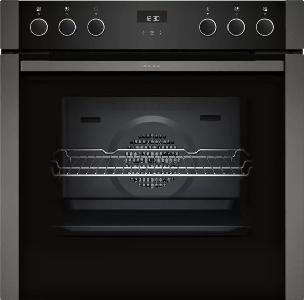 Neff Einbau-Backofen 71 Liter mit Hydrolyse - graphite