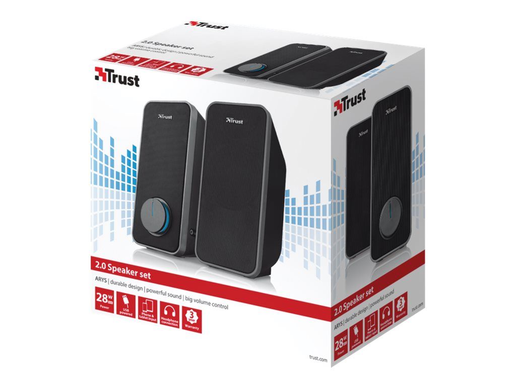 Trust Arys - Lautsprecher - für PC - 14 Watt (Gesamt)